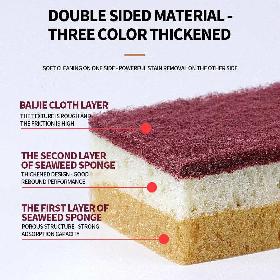 High density cleaning sponge