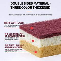 High density cleaning sponge