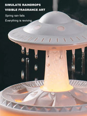 Aierwill ufo Air Humidifier Ultrasonic Aromatherapy Diffusers Mist Maker Fragrance Essential Oil Aroma Difusser Remote control