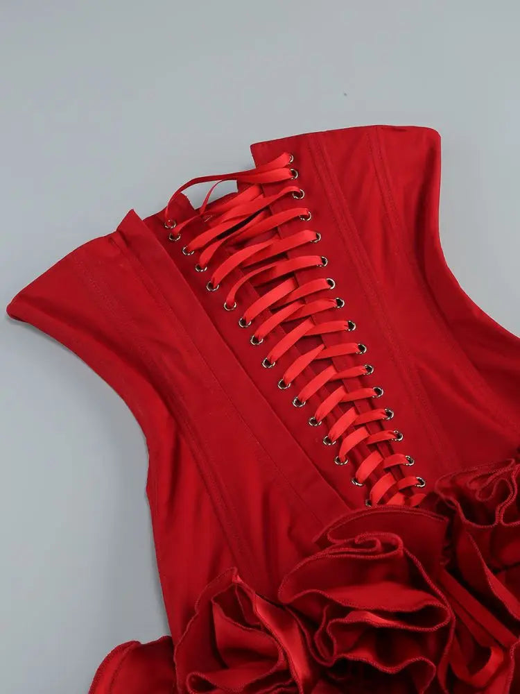 Trendy Fashion Style High Quality  Sexy Dress for Women Party Dress Tight Fit Floral  Bodycon Dress Female