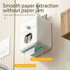 Wall Mounted Toilet Tissue Box- Ideal for Kitchen Bathroom Vanity Countertops. Perfect Bathroom Accessories for Organization. - Jess Deals