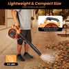 Handheld Gas Blower 2-Stroke Gas Powered Leaf Blower 750W 25.4cc Gasoline Grass Sweeper for Lawn Care Snow Blowing Yard Clean