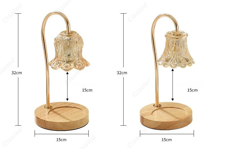 Creative New Aromatherapy Wax Melting Lamp with Adjustable Brightness and Timed Bedroom Headboard Atmosphere Decoration - Jess Deals