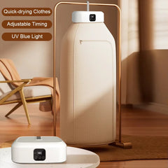 Smart Portable Home Clothes Folding Dryer Multifunctional Clothes Care Garment Steamer Dryer LED Screen with Remote Control - Jess Deals