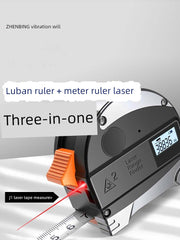 Laser Range Finder Infrared Tape Measuring Instrument Two-in-One Woodworking Measuring Room Ruler Electronic Ruler