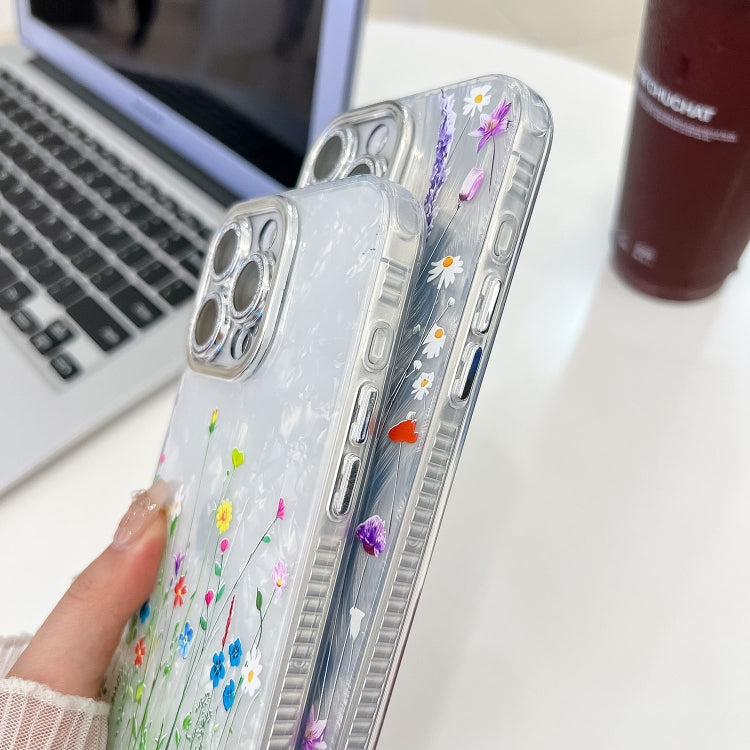 Electroplating Flower Texture Wristband TPU Phone Case, For iPhone 16e, For iPhone 16 Pro Max, For iPhone 16 Pro, For iPhone 16 Plus - Jess Deals