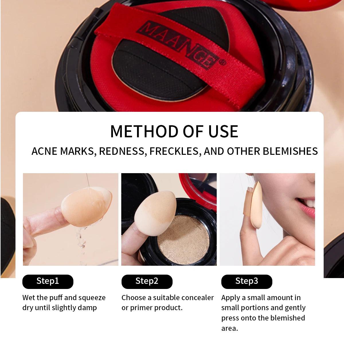 MAANGE Professional Makeup Tools Kit 30PCS Foundation Makeup Brush Set 15PCS Makeup Sponge Removal Puff Cleaning Bowl for Travel - Jess Deals