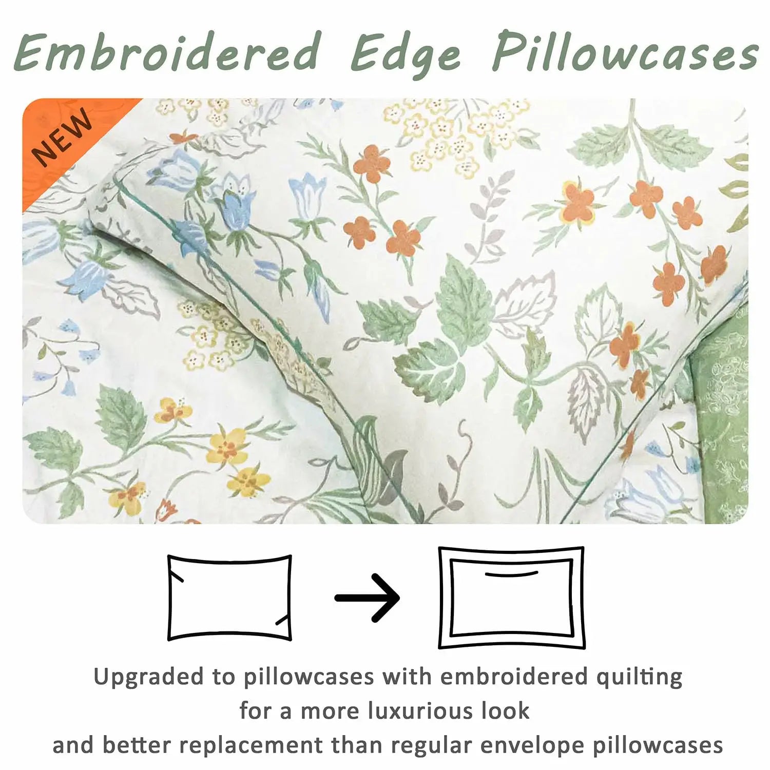 Lightweight 3-piece Quilts Bedding Sets Red Blue Floral Prints Double Sided Quilt Cover Set