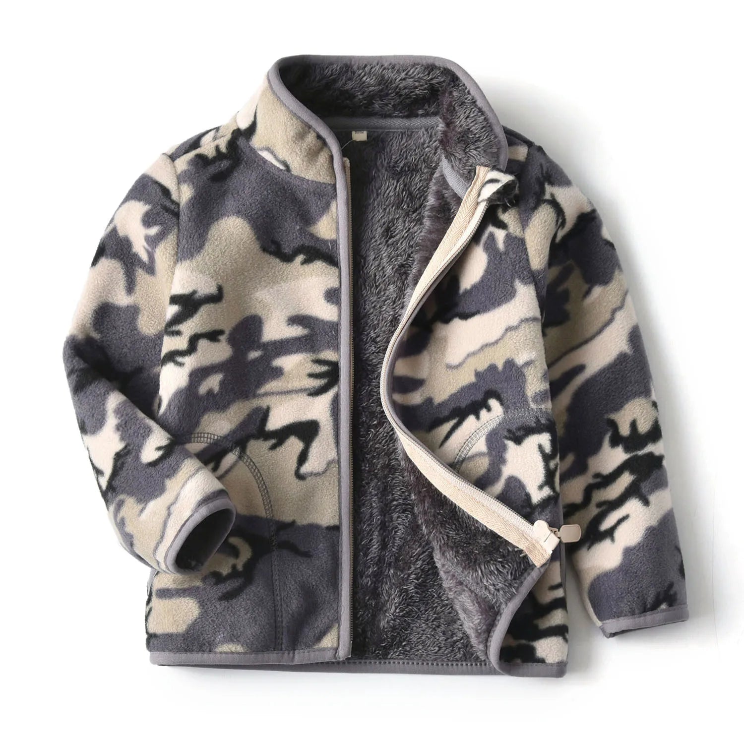 2-8T  Children Clothing for Boys Girls Winter Fleece Jackets
