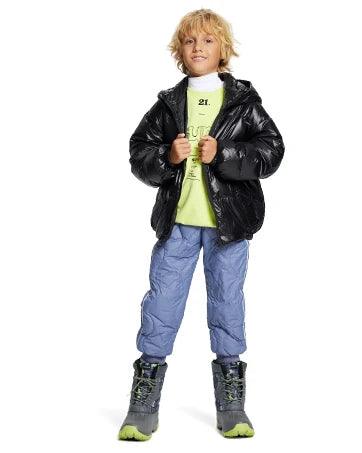 HOBIBEAR Boys Snow Boots with Insulation for Cold Weather Non-Slip Winter Shoes Lace-Up Waterproof Winter Boots - Jess Deals