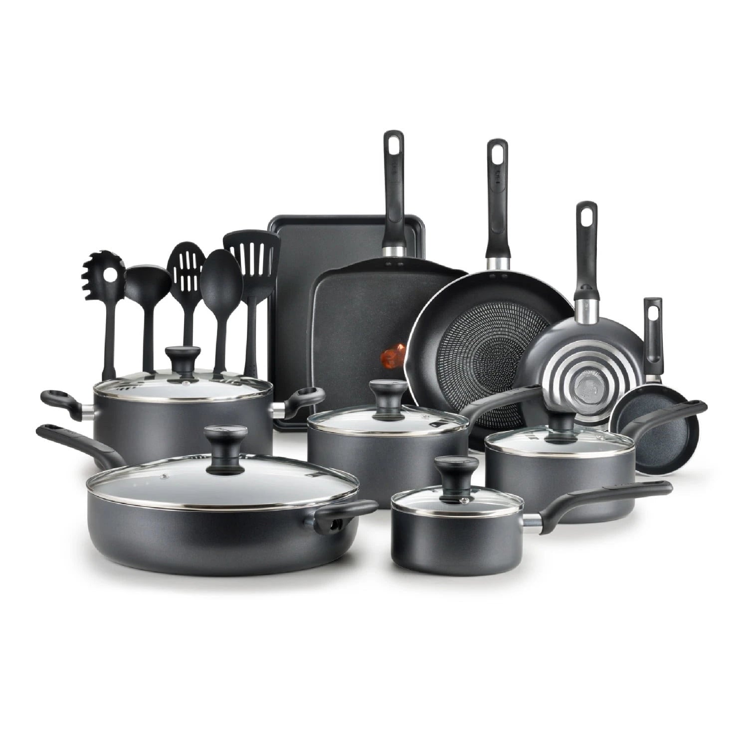 Easy Care Nonstick Cookware, 20 Piece Set