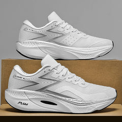 Carbon Plate Marathon Men Sports Running Shoes Air Cushion Lightweight Women Athletic Gym Sneakers Hiking Jogging Footwear