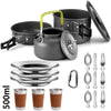 Camping Cooking set Camping Cookware Travel Tableware Outdoor Picnic Set Teapot For 2-3 Peaple Non-stick pots assorted sets
