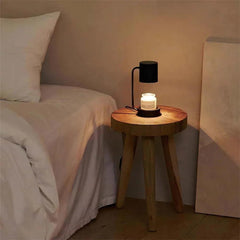 Modern Candle Warmer Table Light Metal Wax Burner Dimmable Candle Table Lamp Desk Lamp for Bedroom Living Room Atmosphere light