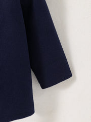 Girls' Fashion Autumn New Gemstone Blue Hoodie Single Piece