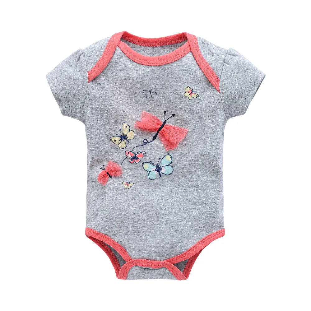 Newborn Baby Boy Clothes Set Green Dinosaur Romper + Hat + Pants + Shoes 4pcs Clothing Suit