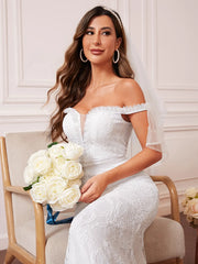 Mgiacy V-neck lace belt fishtail dress Evening gown Ball dress Party dress Bridesmaid dress - Jess Deals