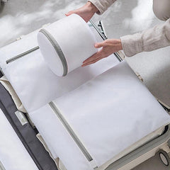 White Durable Large Washing Laundry Bag Mesh Organizer Net Dirty Bra Socks Underwear Shoe Storag Wash Machine Cover Clothes - Jess Deals