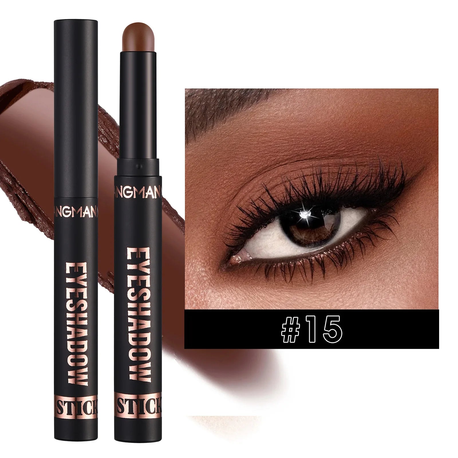 LANGMANNI 16 color pearl eyeshadow stick waterproof long lasting color eyeshadow Face Highlight