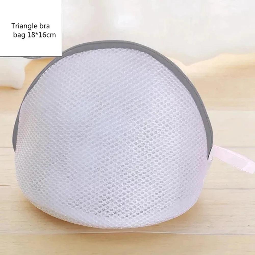 White Durable Large Washing Laundry Bag Mesh Organizer Net Dirty Bra Socks Underwear Shoe Storag Wash Machine Cover Clothes - Jess Deals