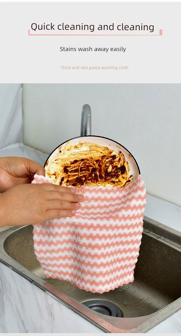 Oil-Free Kitchen Supplies Cleaning Dishcloth - Jess Deals