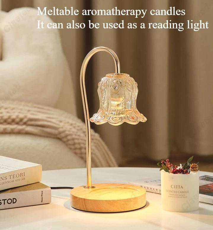 Creative New Aromatherapy Wax Melting Lamp with Adjustable Brightness and Timed Bedroom Headboard Atmosphere Decoration - Jess Deals