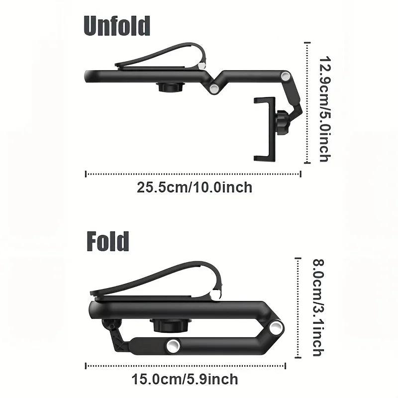 Car Phone Holder, Multifunctional 360 Degree Rotating Rearview Mirror, Seat Clip Holder, 4.0-6.1 Inch Mobile GPS Holder - Jess Deals