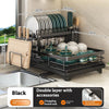Dish Drying Rack Kitchen Adjustable Stainless Steel Cutting Board Organizer Dish Bowl Drainer Storage Rack Kitchen Tools