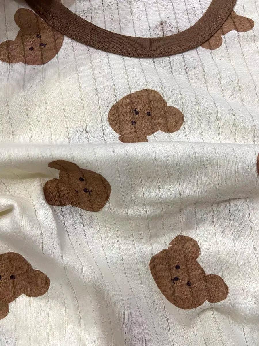 Sets for Children Loungewear Long Sleeve Pajamas for Children Cute Deisgn Lightweight and Comfortable Fabric Sleepwear Outfit - Jess Deals