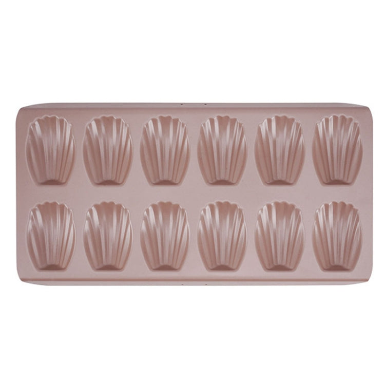 BM1067 Shell Shaped Non-stick Cake Mold Kitchen Biscuit Pan Baking Mold, 4pcs Shell, Silver Thicken, Pink Thicken, White Thicken - Jess Deals
