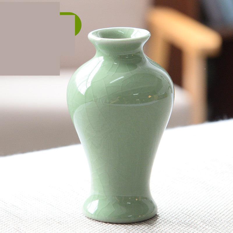 Living Room Modern Creative Small Celadon Vase - Jess Deals