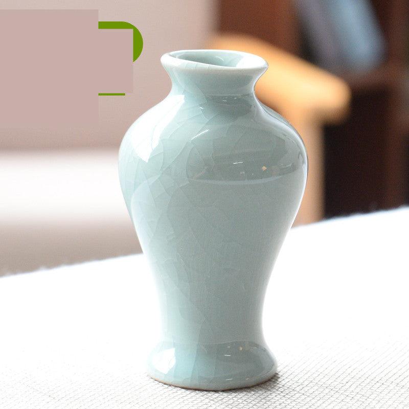 Living Room Modern Creative Small Celadon Vase - Jess Deals