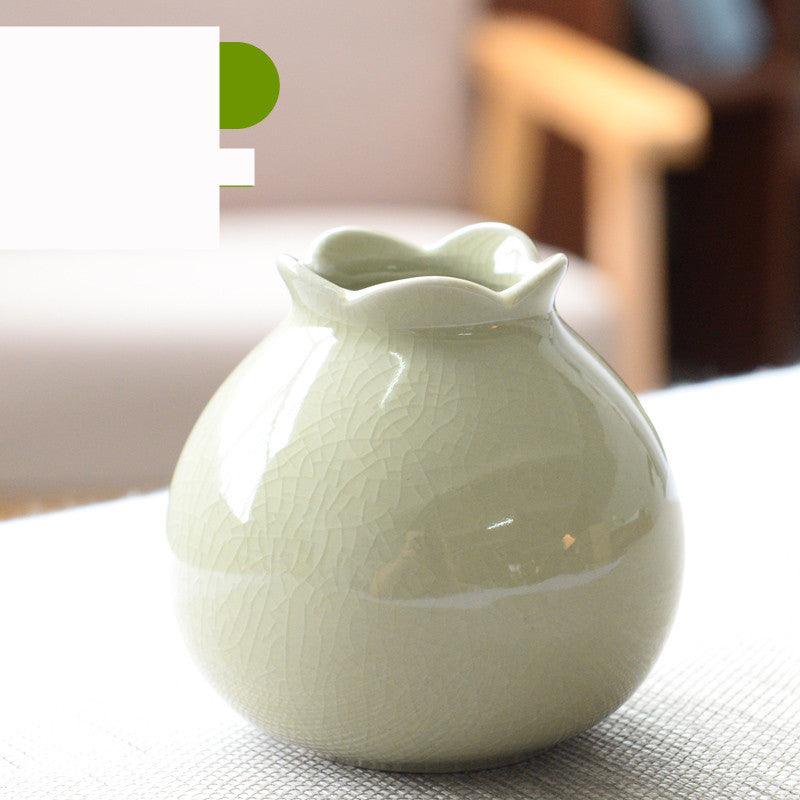 Living Room Modern Creative Small Celadon Vase - Jess Deals