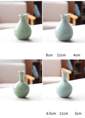 Living Room Modern Creative Small Celadon Vase - Jess Deals