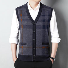 Thickened Vest Middle-aged And Elderly Knitwear - Jess Deals