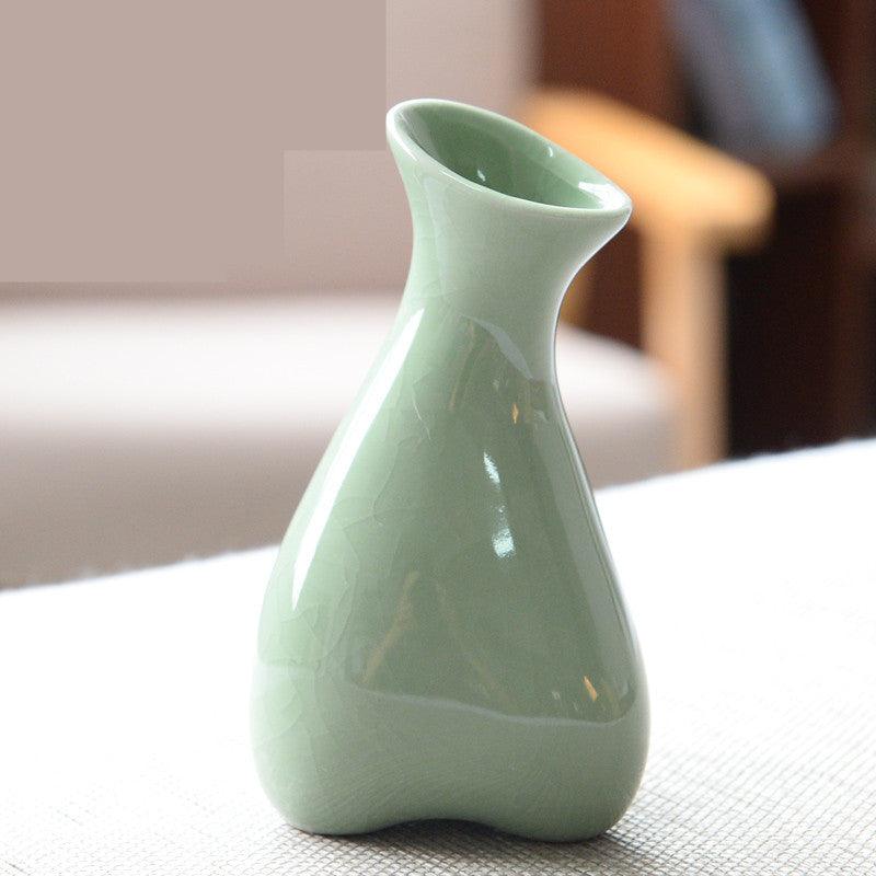 Living Room Modern Creative Small Celadon Vase - Jess Deals