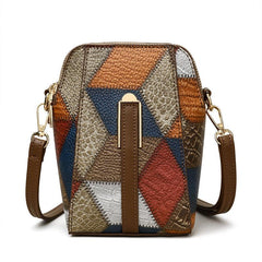 Fashion Soft Leather Stitching Shoulder Bag - Jess Deals