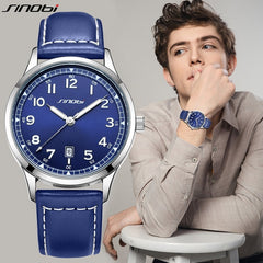 Sinobi Brand Men's Watch Casual Fashion Guangzhou Watch Belt Waterproof Watch Men's Foreign Trade Men's Watch