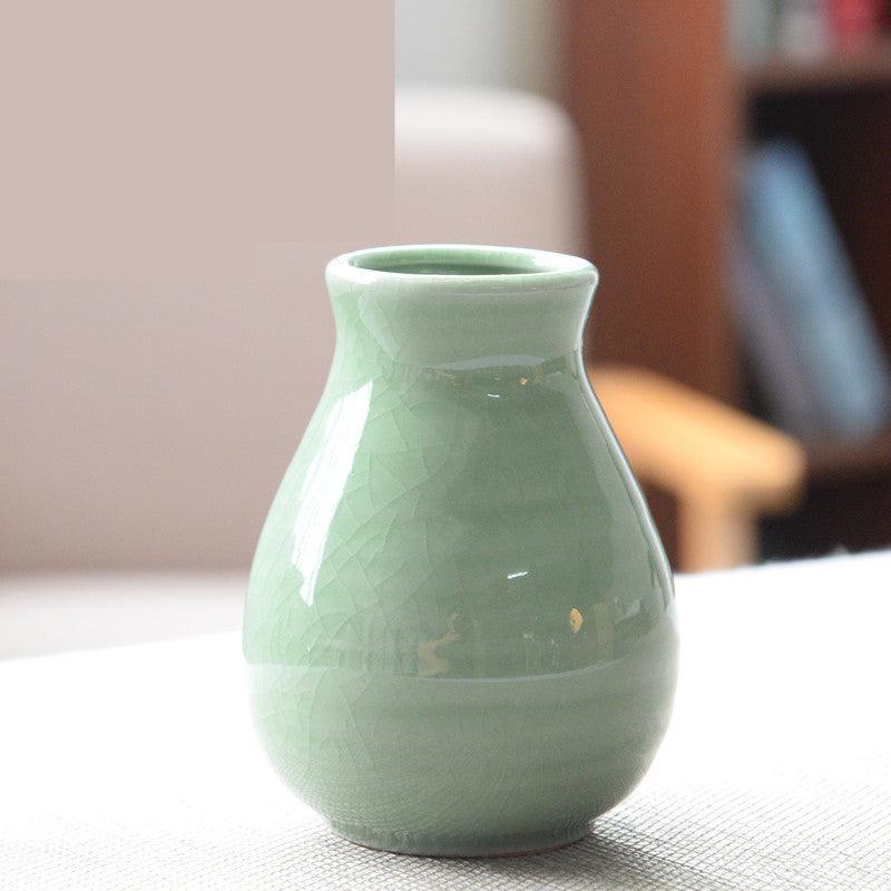 Living Room Modern Creative Small Celadon Vase - Jess Deals
