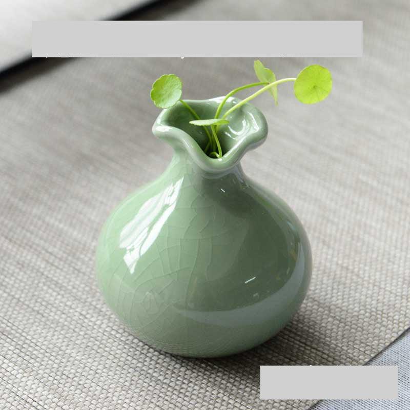 Living Room Modern Creative Small Celadon Vase - Jess Deals