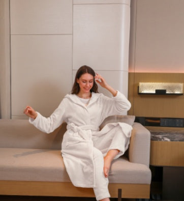 Women's Fibre Velvet  Robe