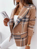 Long Sleeve Fashion Printed Suit Coat - Jess Deals